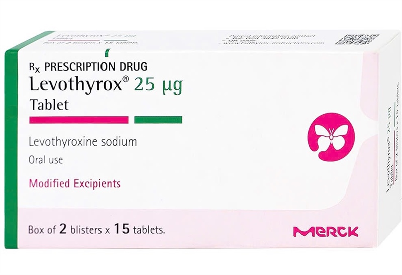 Thuốc Levothyrox 25mg Đức Điều trị suy tuyến giáp (Hộp 2 Vỉ x 15 Viên)