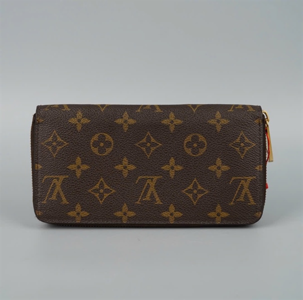 Ví LV hoa nâu khóa zip (LT) KG+