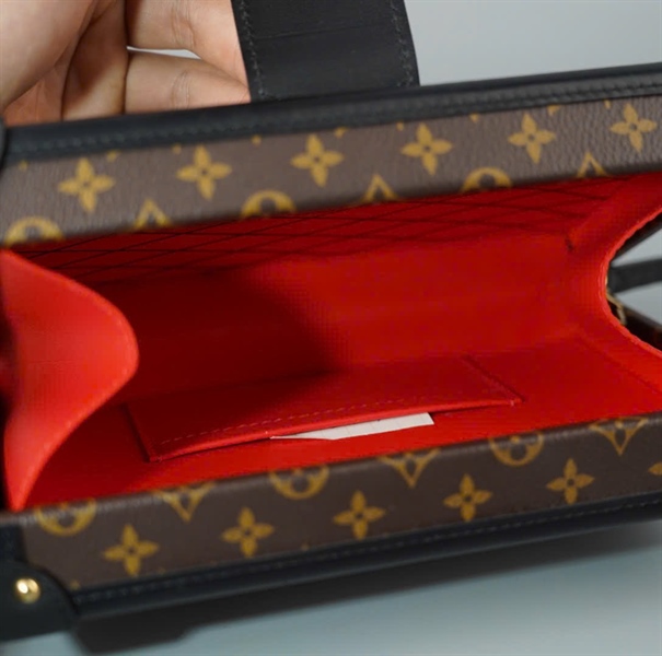 Túi LV Trunk hoa nâu in hình (DU4118) sz20 (BMC)+