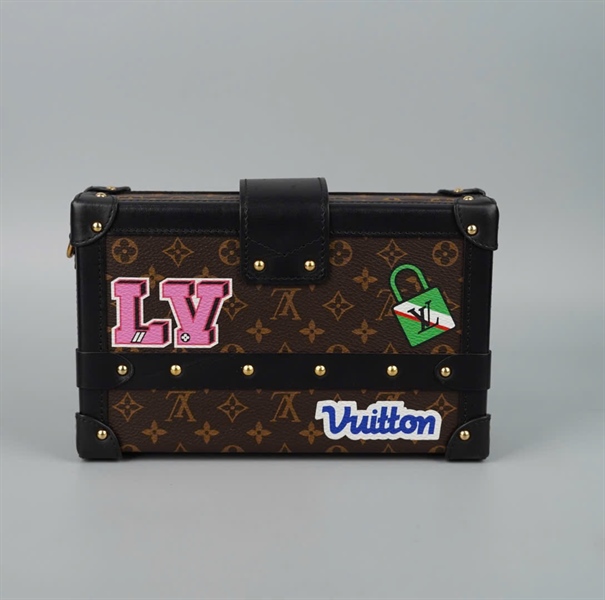 Túi LV Trunk hoa nâu in hình (DU4118) sz20 (BMC)+