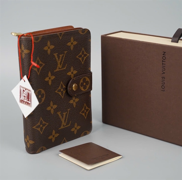 Ví LV hoa nâu gập 2 (LT) KG+