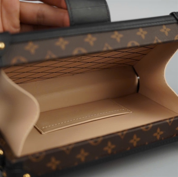 Túi LV Trunk hoa nâu sọc đỏ sz20 (BMC)+