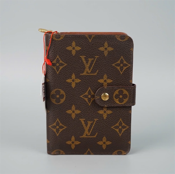 Ví LV hoa nâu gập 2 (LT) KG+