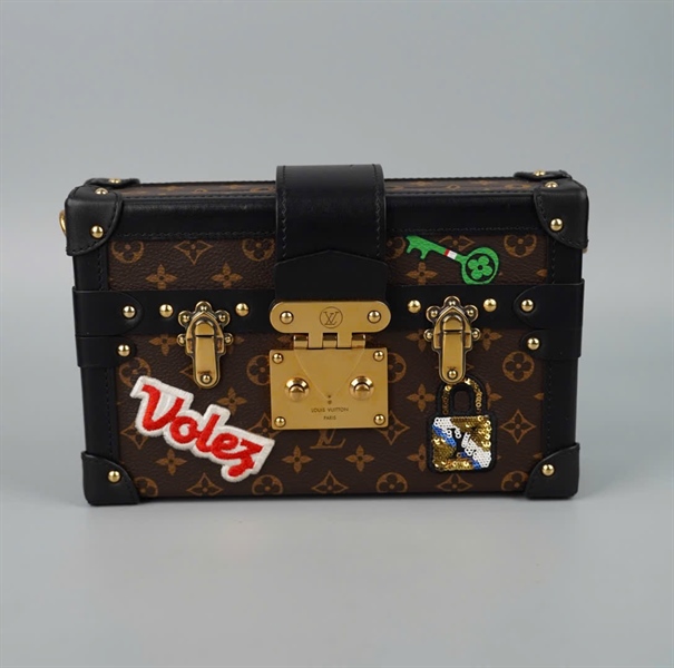 Túi LV Trunk hoa nâu in hình (DU4118) sz20 (BMC)+