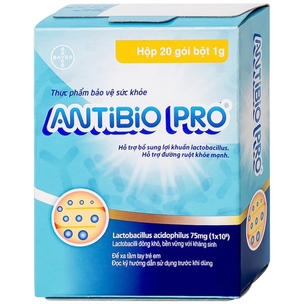 Antibio Pro 1g, H/100gói, HQuốc