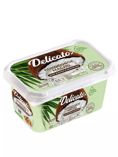 Delicato Refined Deodorized Coconut Oil 400g