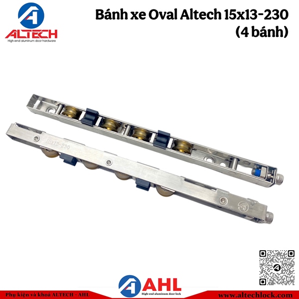 Bánh xe Oval Altech 15x13-230 (4 bánh).