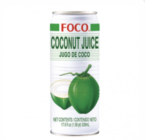 NƯỚC DỪA có cùi FOCO lớn 520ML