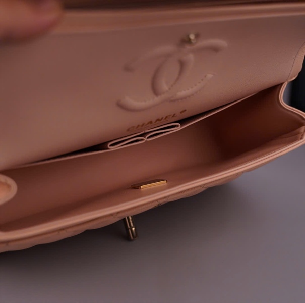 Túi Chanel Classic nude sz23 (H3AXP5J5) (BMC) KG+