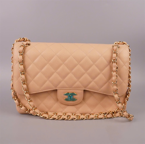 Túi Chanel Classic nude sz30 (jumbo) (17326026) (BMC) KG+