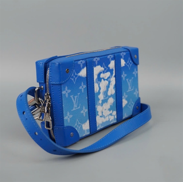 Túi LV Soft Trunk Wallet xanh sz22 (BMC) +