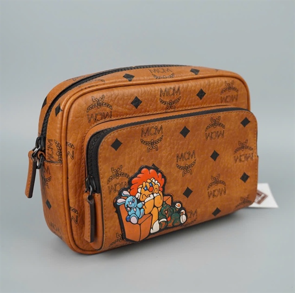 Túi MCM nâu in hình sz22 +