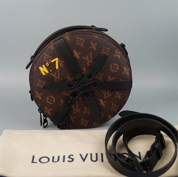 Túi LV Wheel Box Bag hoa nâu (BMC) +