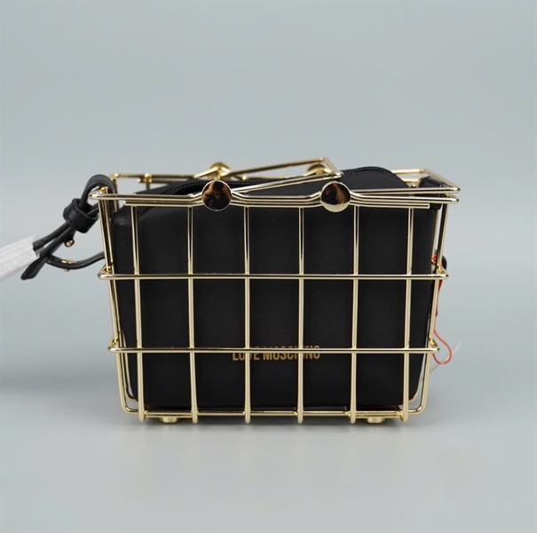 Túi Moschino đen kèm giỏ sz15 +