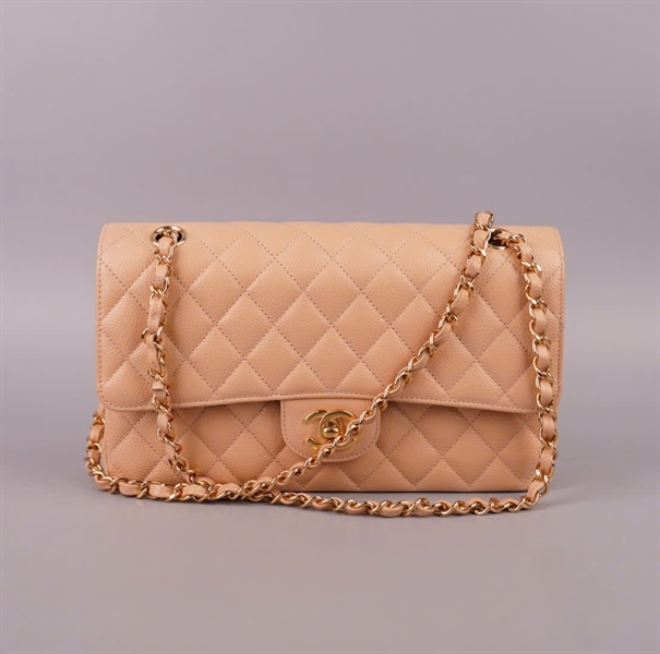 Túi Chanel Classic nude (31163748) sz25 (BMC) KG+