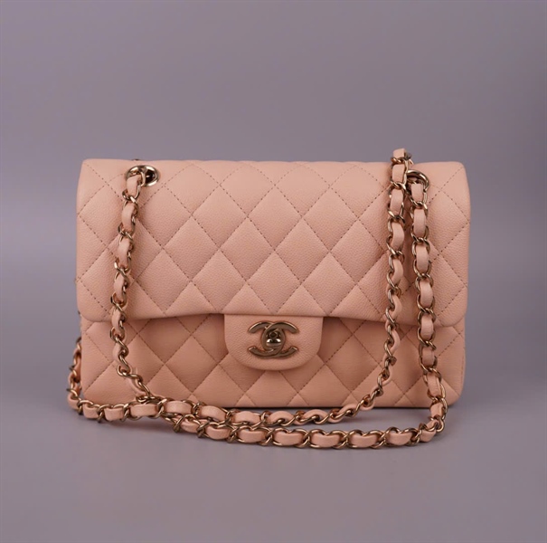Túi Chanel Classic nude sz23 (H3AXP5J5) (BMC) KG+