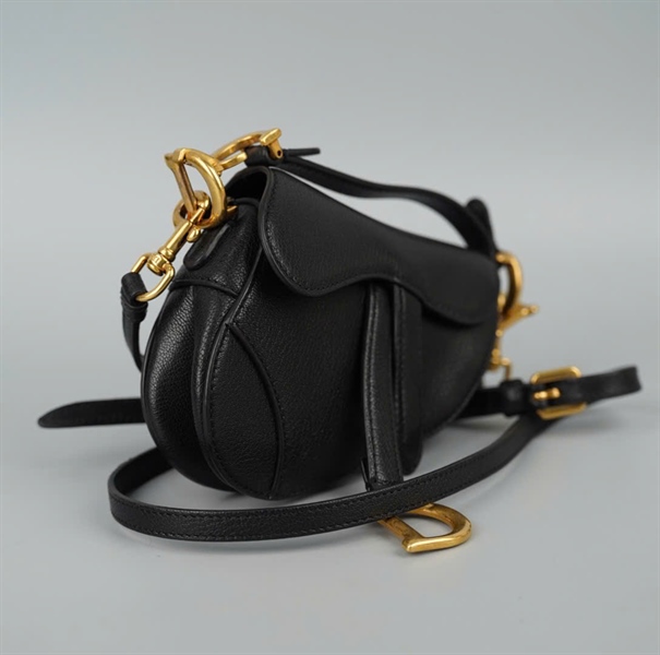 Túi Dior Saddle đen sz12 (BMC) KG+