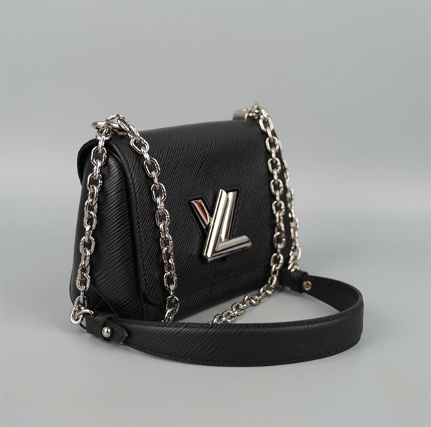 Túi LV Twist đen vân sz18 (BMC) KG+