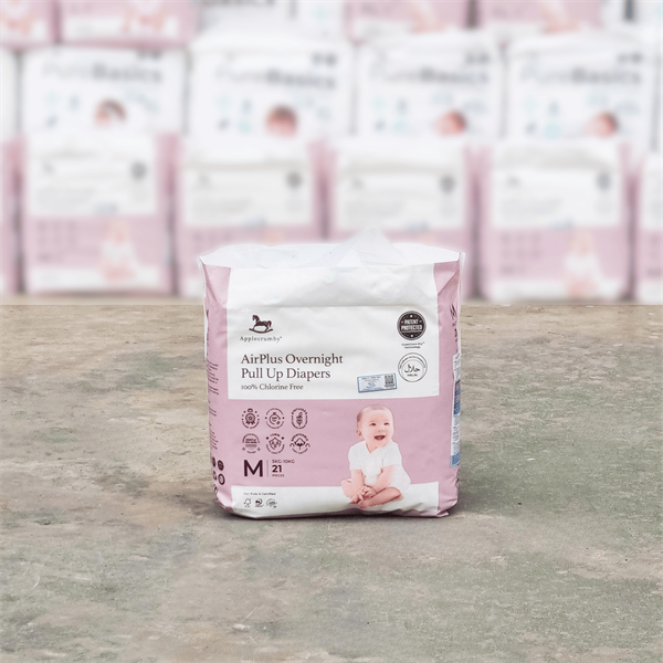 Bỉm quần đêm Applecrumby AirPlus Overnight M21 (5-10kg)