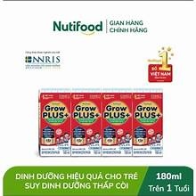GrowPLUS+ đỏ 180ml - lốc 4