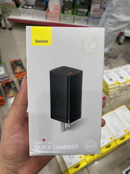 Sạc BASEUS CCGAN2L-A01 65W 1C+1U