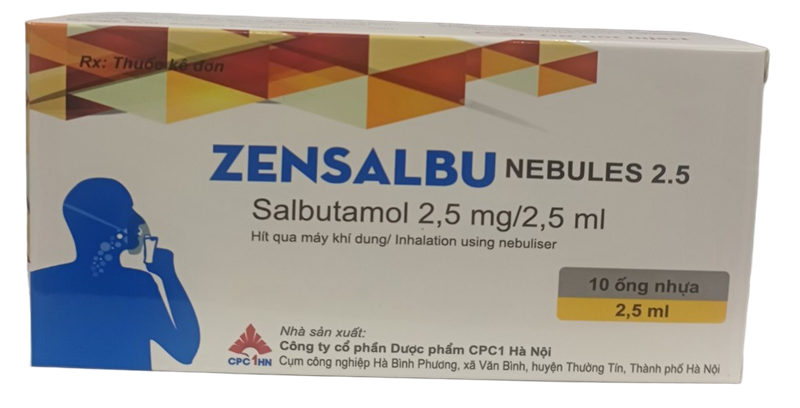 Zensalbu nebules salbutamol 2.5mg/2.5ml cpc1 (H/10o/2.5ml)