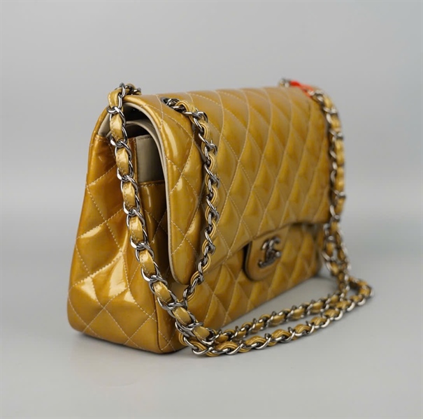 Túi Chanel Classic vàng sz30 (Jumbo) (17435219) KG+