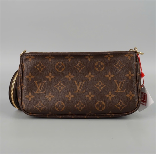 Túi LV Multi Pochette hoa nâu kèm ví (set2) 2strap sz24 - 18 (BQ) KG+