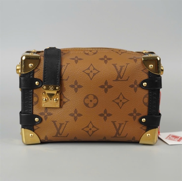 Túi LV trunk hoa nâu 2 strap sz19 (BQ) KG+