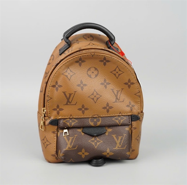 Balo LV Palm Springs Mini hoa nâu (FL5230) 2 Strap sz16 (BQ) KG+