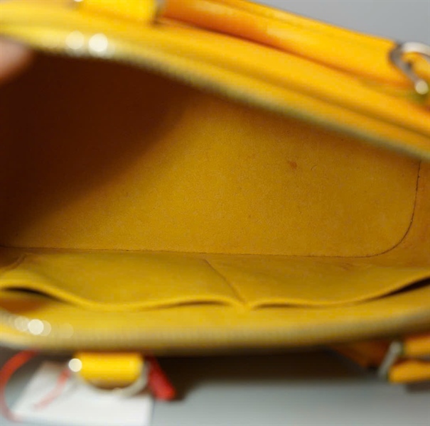 Túi LV Alma màu vàng kèm ổ + 2 chìa sz30 (BQ) KG+