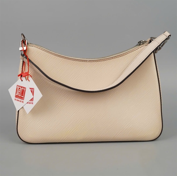 Túi LV Marellini trắng kèm ví nâu 2strap sz25 (BQ) KG+