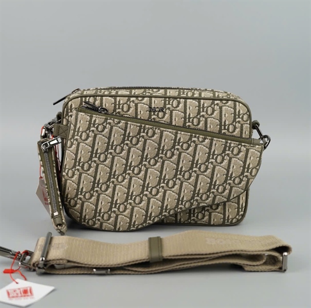 Túi Dior Saddle (set 3 món) xám xanh sz23 (BQ) KG+