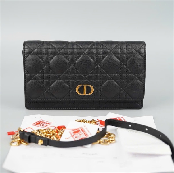 Túi Dior Belt đen 3 strap sz20 (BQ) KG+