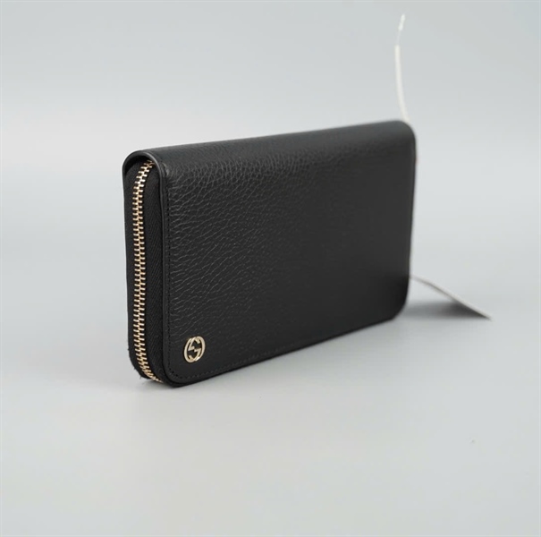 Ví GG khóa zip màu đen (BQ) KG+