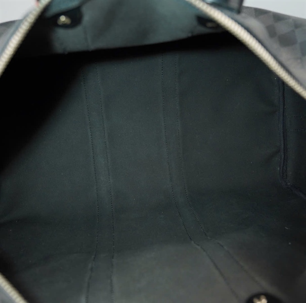 Túi LV Keepall Bandoulière ô vuông đen kèm ổ + 2 chìa sz50 (BQ) KG+