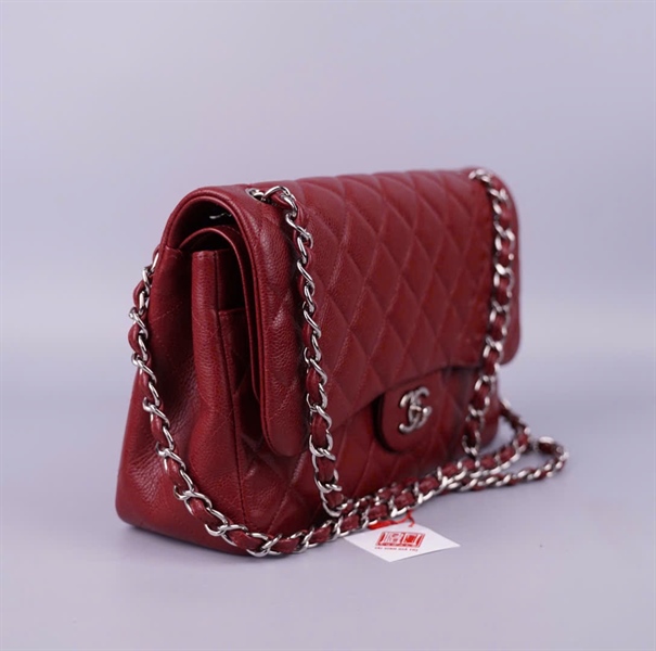 Túi Chanel Classic Đỏ (18330857) sz30 (Jumbo) KG+