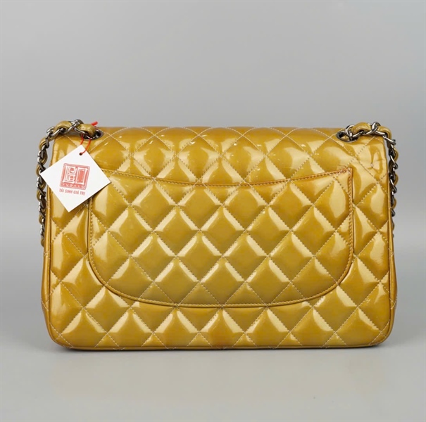 Túi Chanel Classic vàng sz30 (Jumbo) (17435219) KG+