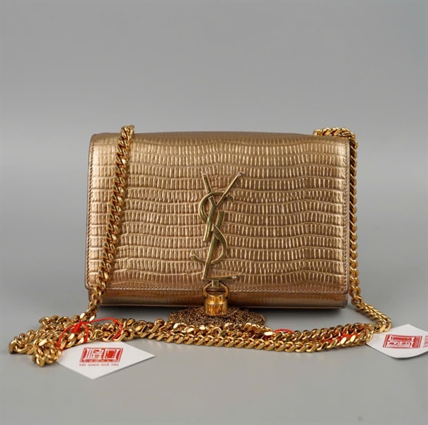 Túi YSL Kate vàng đồng sz17 (BQ) KG+