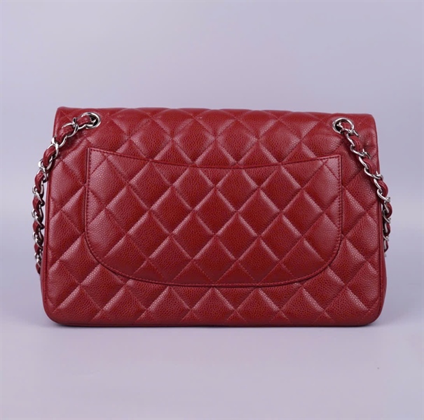 Túi Chanel Classic Đỏ (18330857) sz30 (Jumbo) KG+