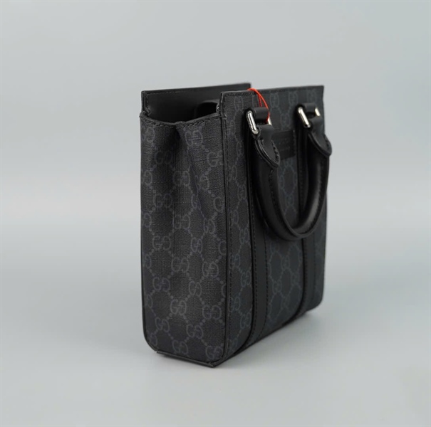 Túi GG Ophidia handle đen sz16 (BQ) KG+