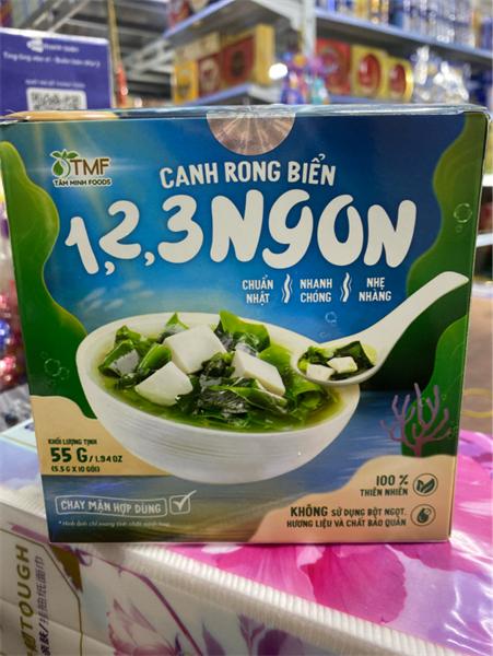 Canh dưỡng sinh rong biển chay 55GR