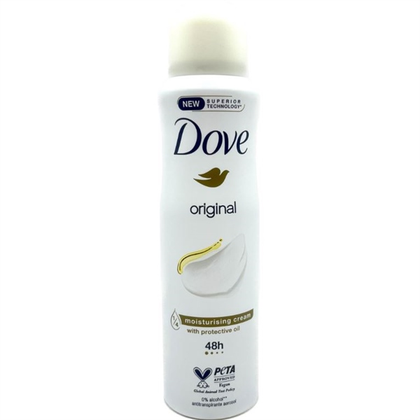 Xịt Khử Mùi DOVE Cao Cấp Chính Hãng 48h Hương Original (Mỹ) 150ml