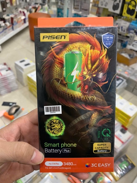 Pin iPHONE 14 Pro 6.1 PISEN dung lượng cao