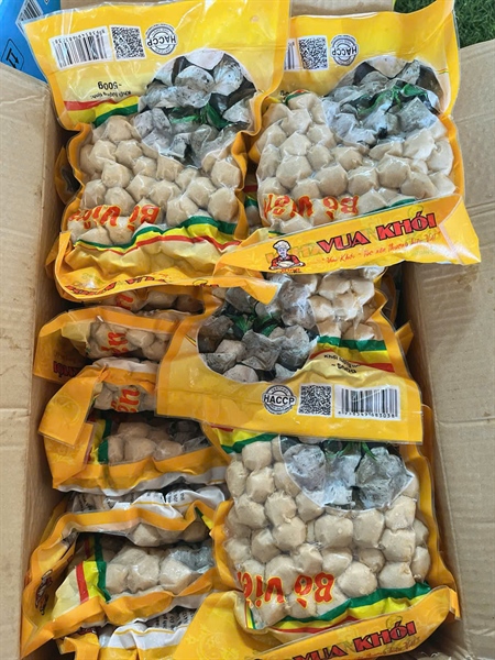 BÒ VIÊN CHIÊN 10KG/THÙNG