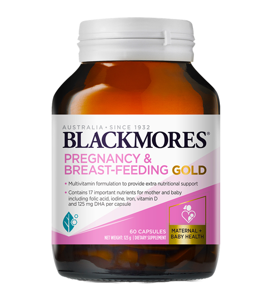 Vitamin Cho Bà Bầu Pregnancy BreastFeeding gold Blackmores (C/60v)