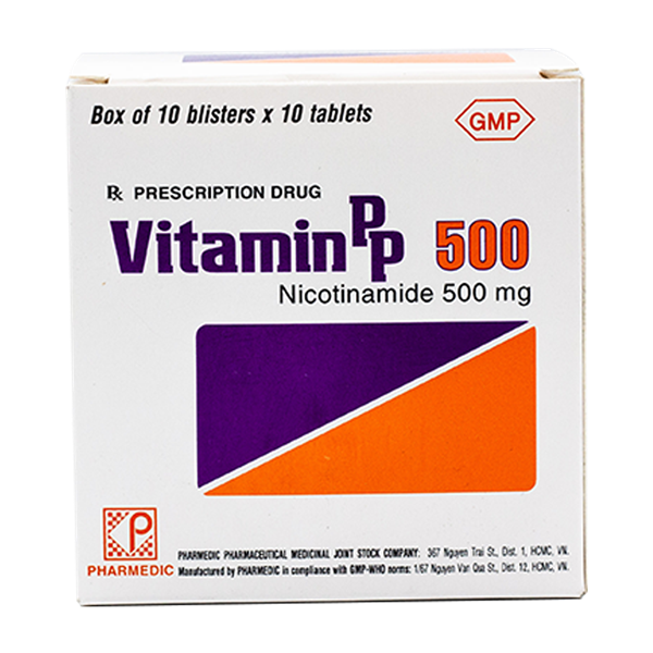 Vitamin pp 500mg pharmedic (h/100v)