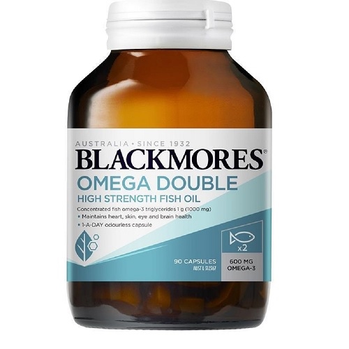Dầu Cá Omega Double High Strength Fish Oil blackmore (C/90v)