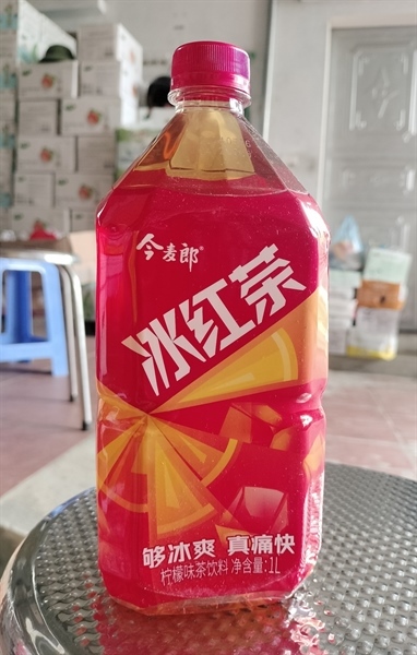 Jinmailang Trà đen Hương chanh vàng 1L