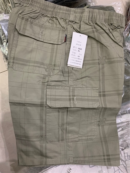 Quần sooc nam 5625 dài 50-55cm có túi gối